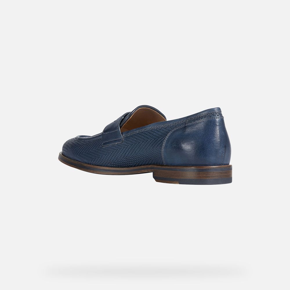 Mocassins Geox Homem Azul Marinho - Bayle - IYSFR0918